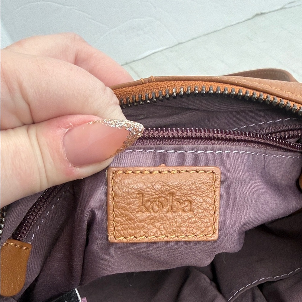 Kooba leather crossbody bag. - Picture 8 of 9